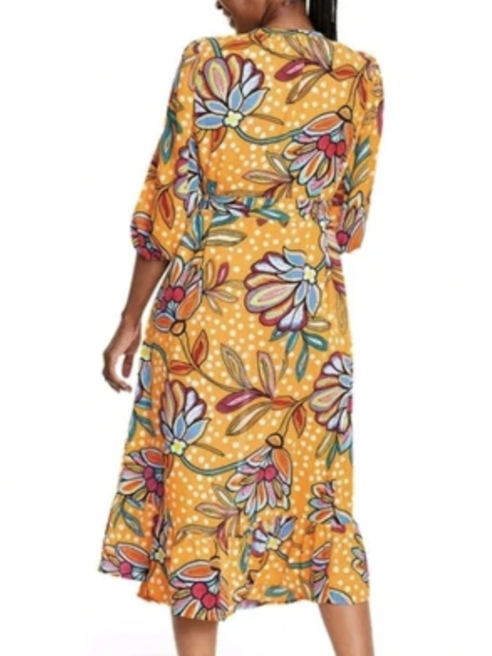 1x Floral/Polka Dot Print Cover-Up from the Tabitha Brown for Target - Picture 2 of 5